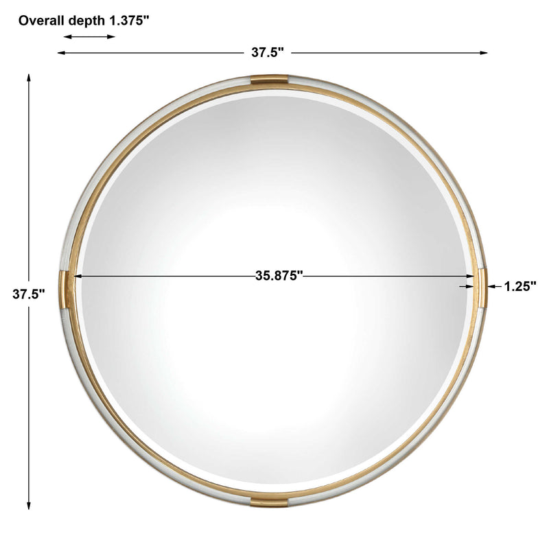 Uttermost Mackai Round Gold Mirror