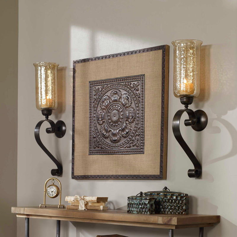 Uttermost Joselyn Bronze Candle Wall Sconce