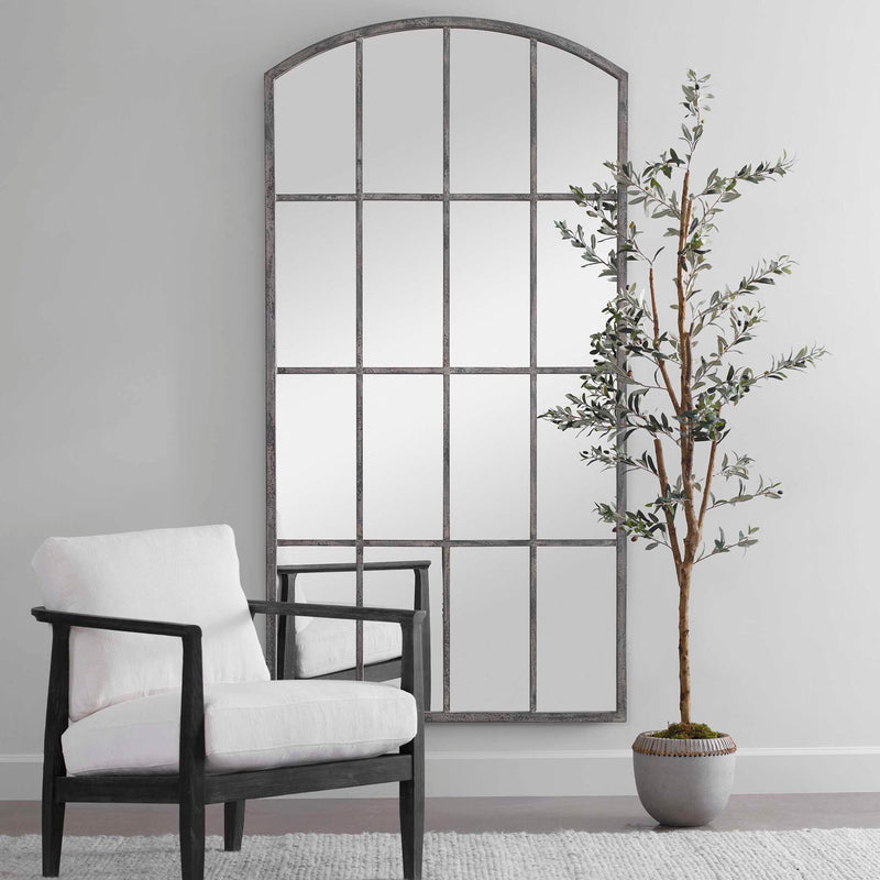 Uttermost Amiel Ivory Arched Mirror