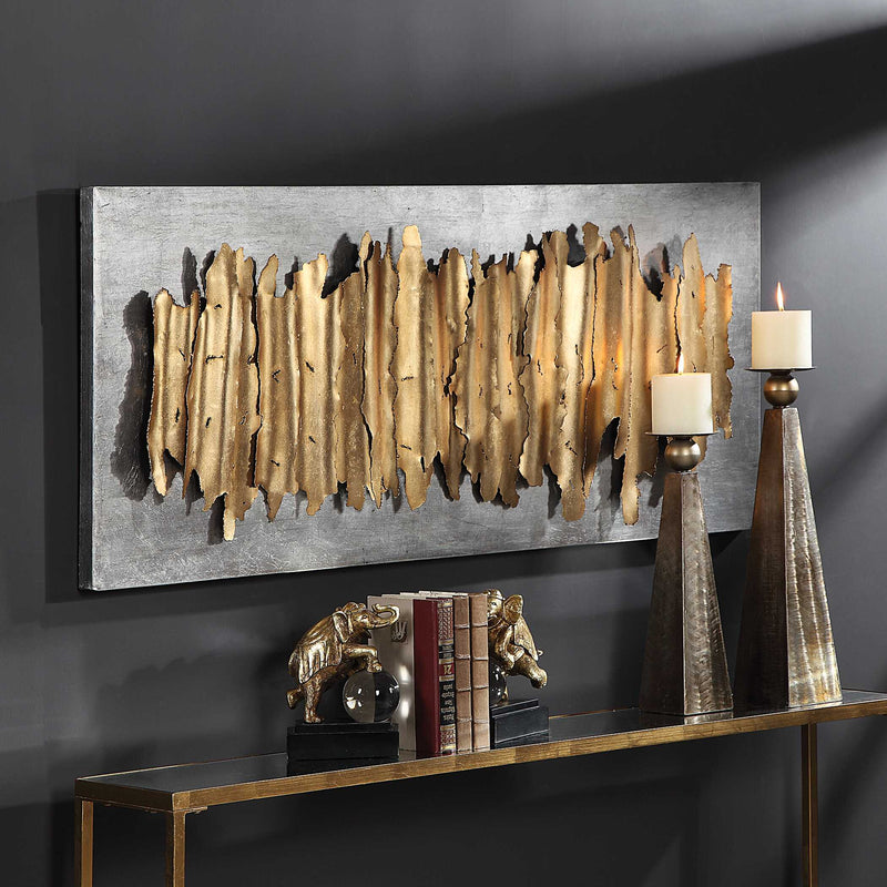 Uttermost Lev Gold Metal Wall Decor