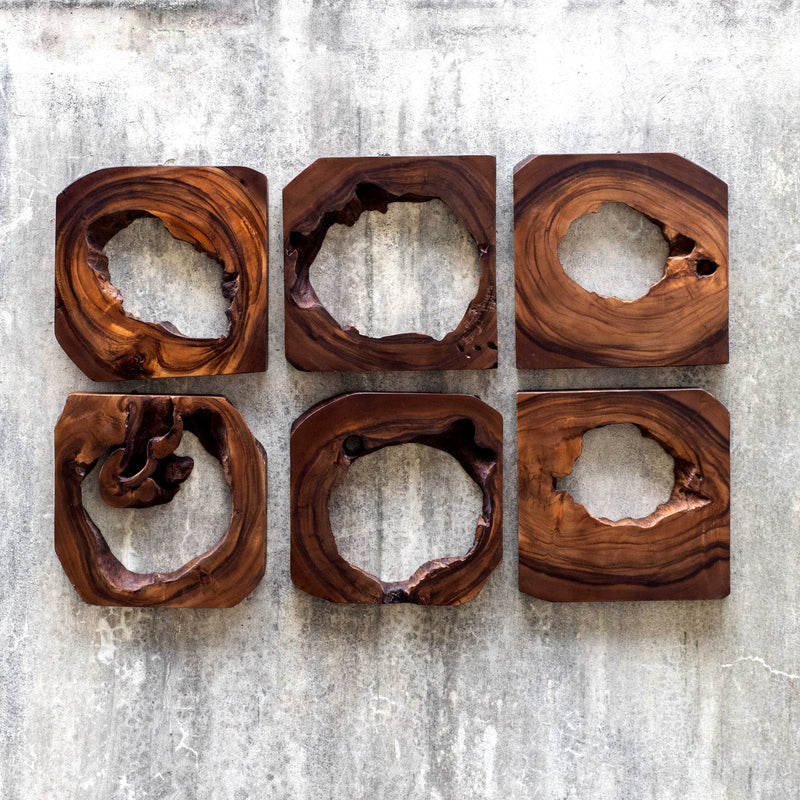 Uttermost Adlai Wood Wall Art Set/6