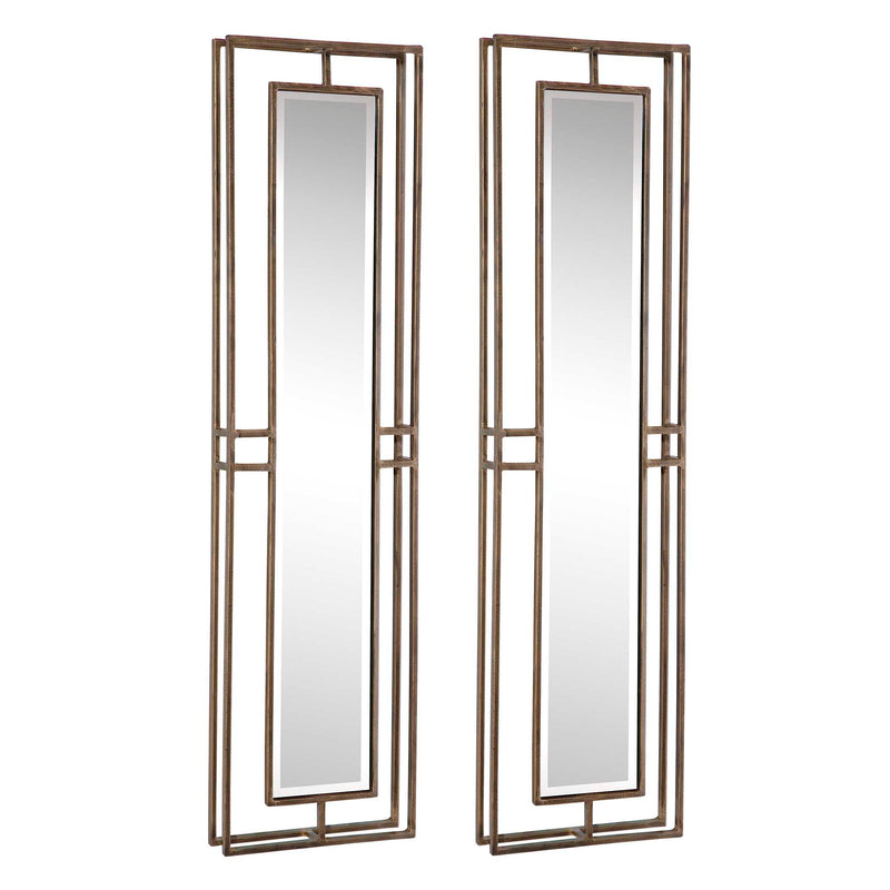 Uttermost Rutledge Gold Mirrors Set/2