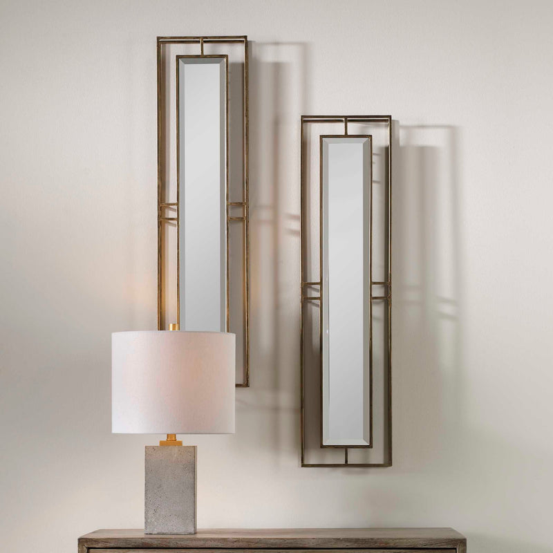 Uttermost Rutledge Gold Mirrors Set/2