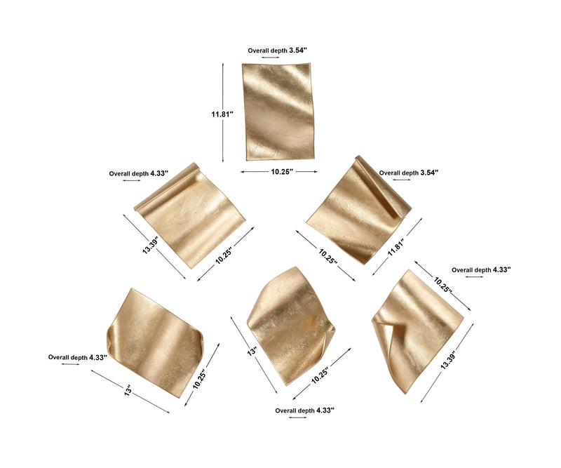 Uttermost Fluttering Pages Wall Decor Set/6
