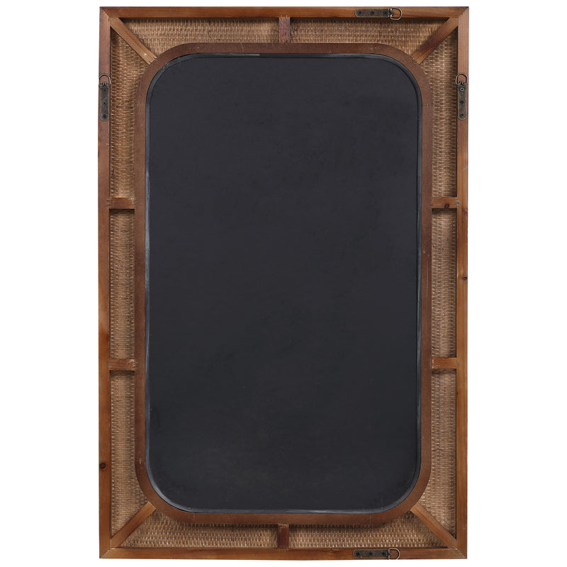 Uttermost Tahiti Rattan Mirror