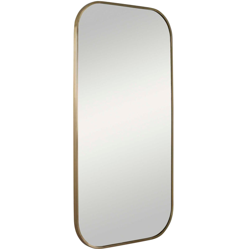 Uttermost Taft Plated Brass Mirror
