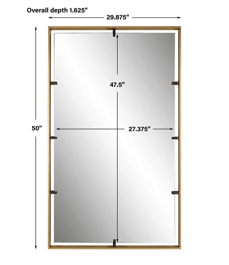 Uttermost Egon Gold Wall Mirror