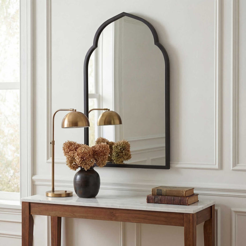 Uttermost Kenitra Black Arch Mirror