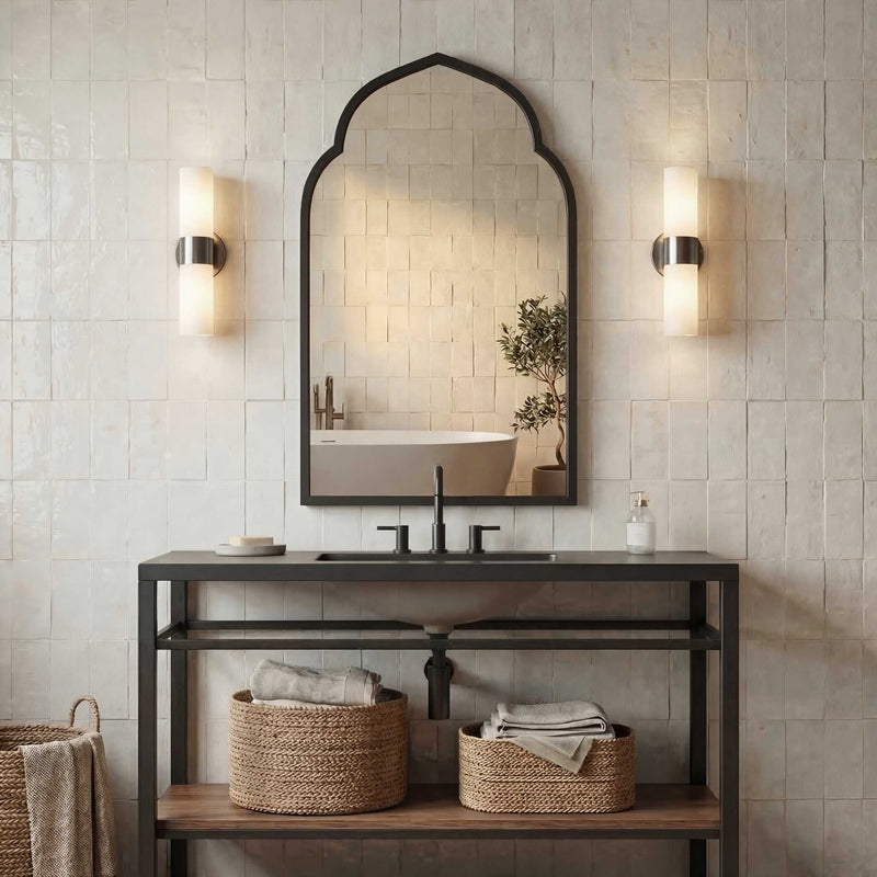 Uttermost Kenitra Black Arch Mirror