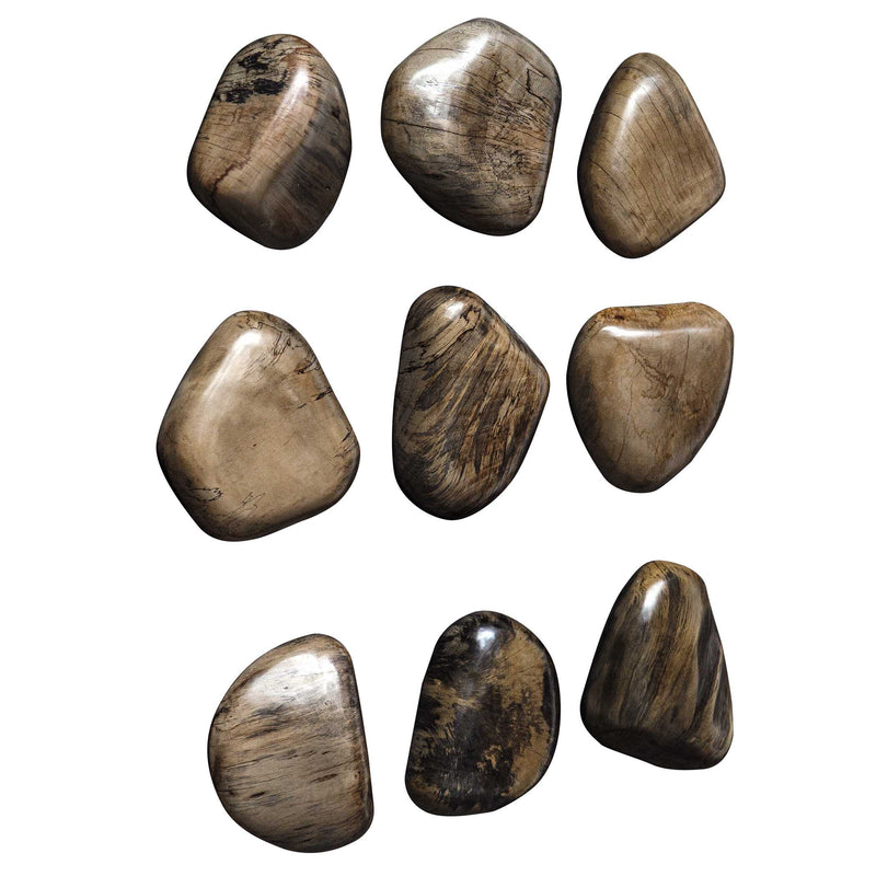 Uttermost Pebbles Walnut Wood Wall Decor Set/9