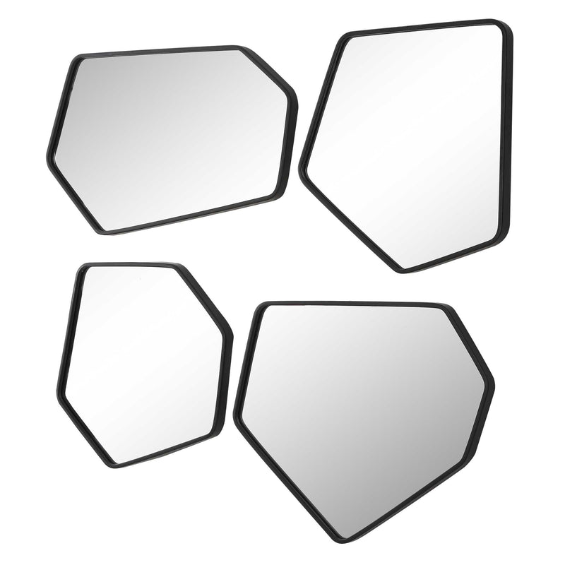 Uttermost Linneah Black Mirrors Set/4