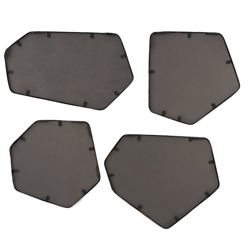 Uttermost Linneah Black Mirrors Set/4