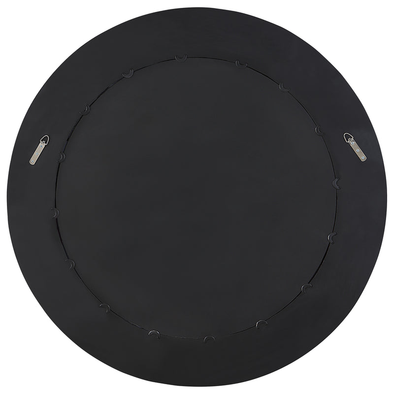 Uttermost Caribou Dark Espresso Round Mirror