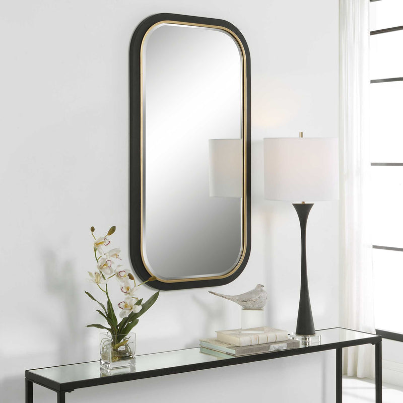 Uttermost Nevaeh Curved Rectangle Mirror