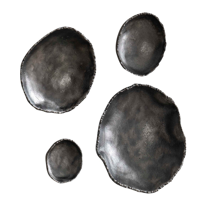 Uttermost Lucky Coins Nickel Wall Decor Set/4