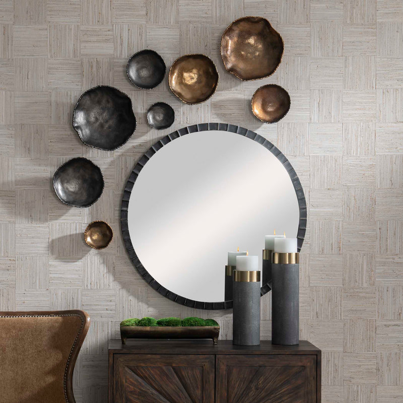 Uttermost Lucky Coins Nickel Wall Decor Set/4