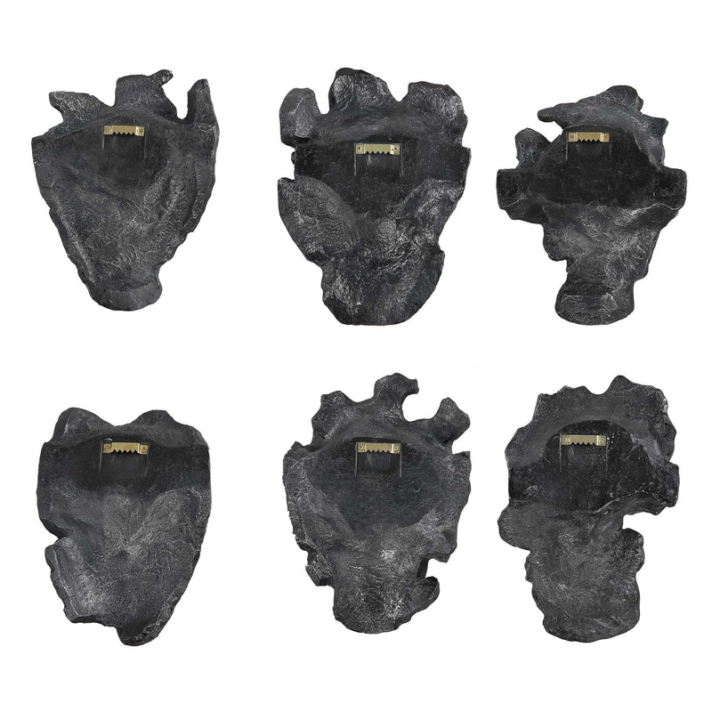 Uttermost Self-Portrait Metallic Wall Decor Set/6