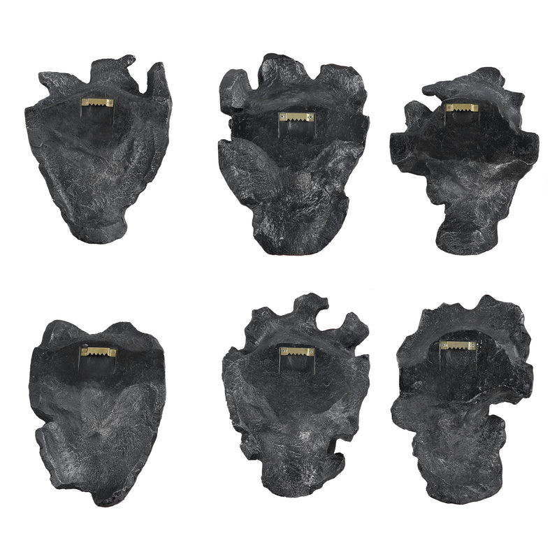 Uttermost Self-Portrait Metallic Wall Decor Set/6