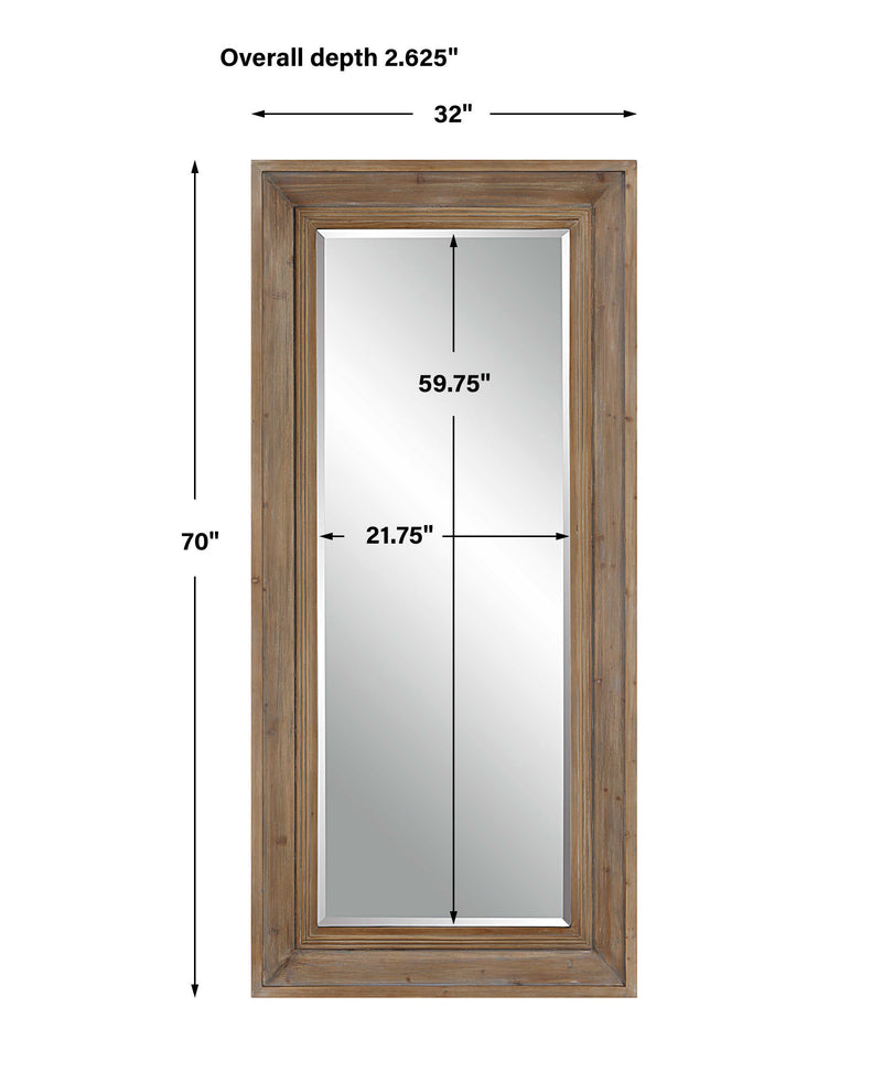 Uttermost Missoula Large Natural Wood Mirror