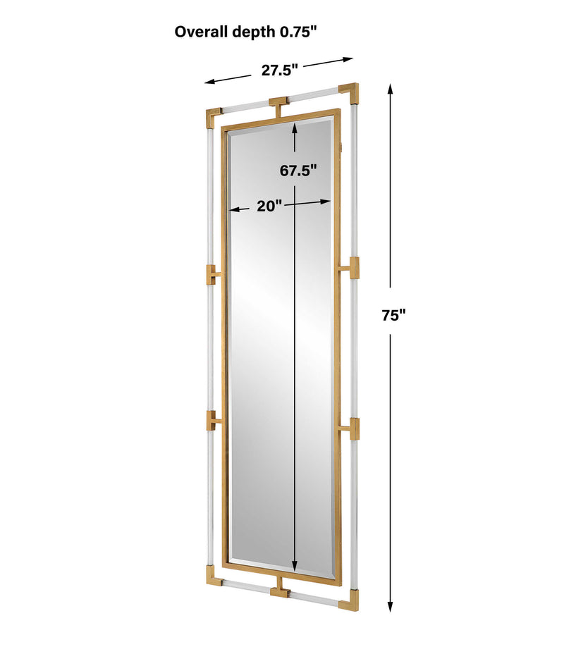 Uttermost Balkan Gold Tall Mirror