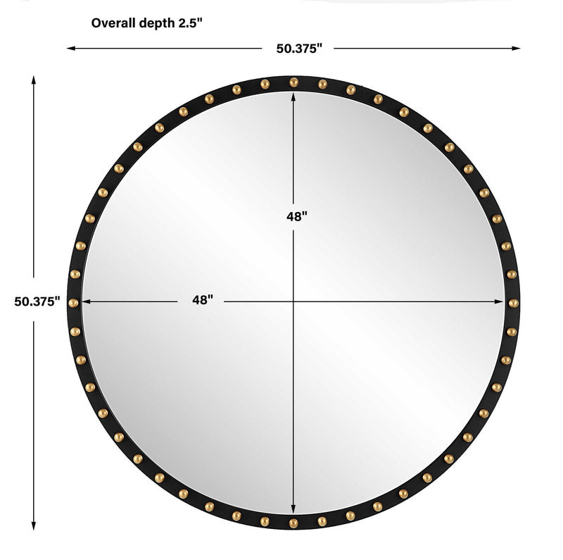 Uttermost Sele Oversized Round Mirror