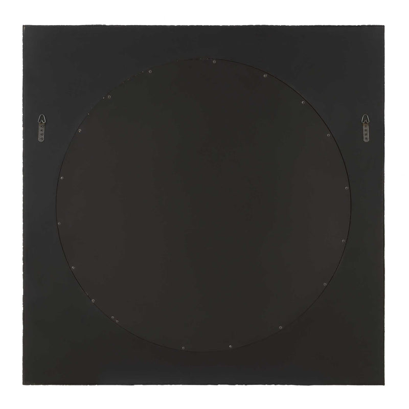 Uttermost Ember Black Square Mirror