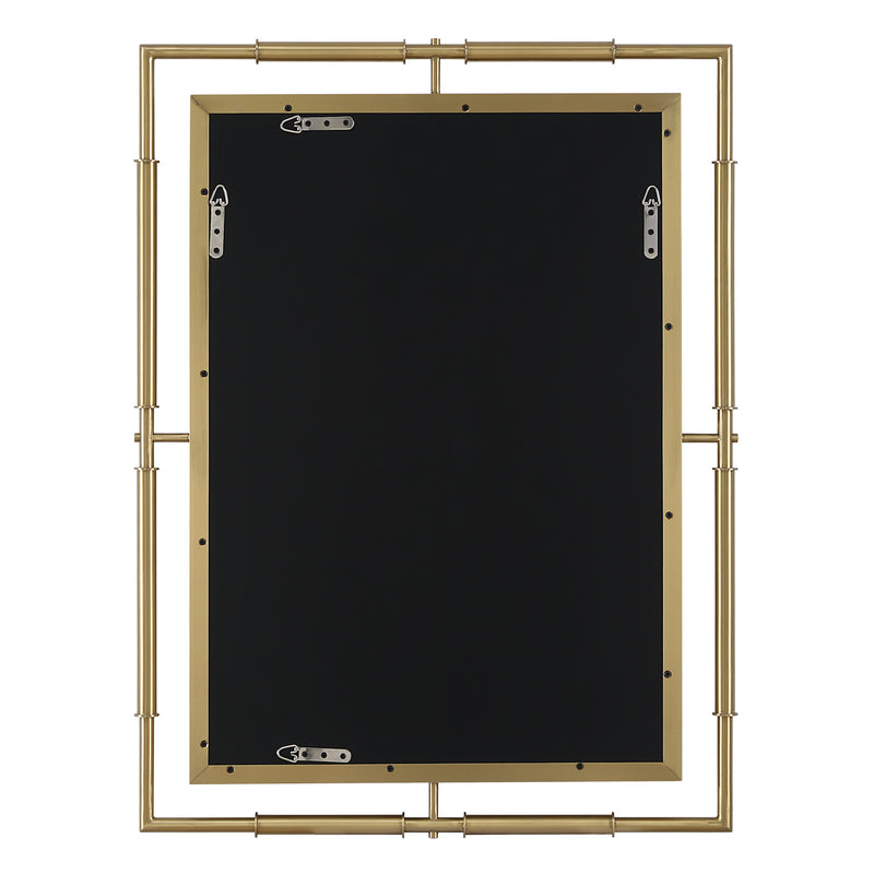 Uttermost It's All Connected Rectangle Brass Mirror