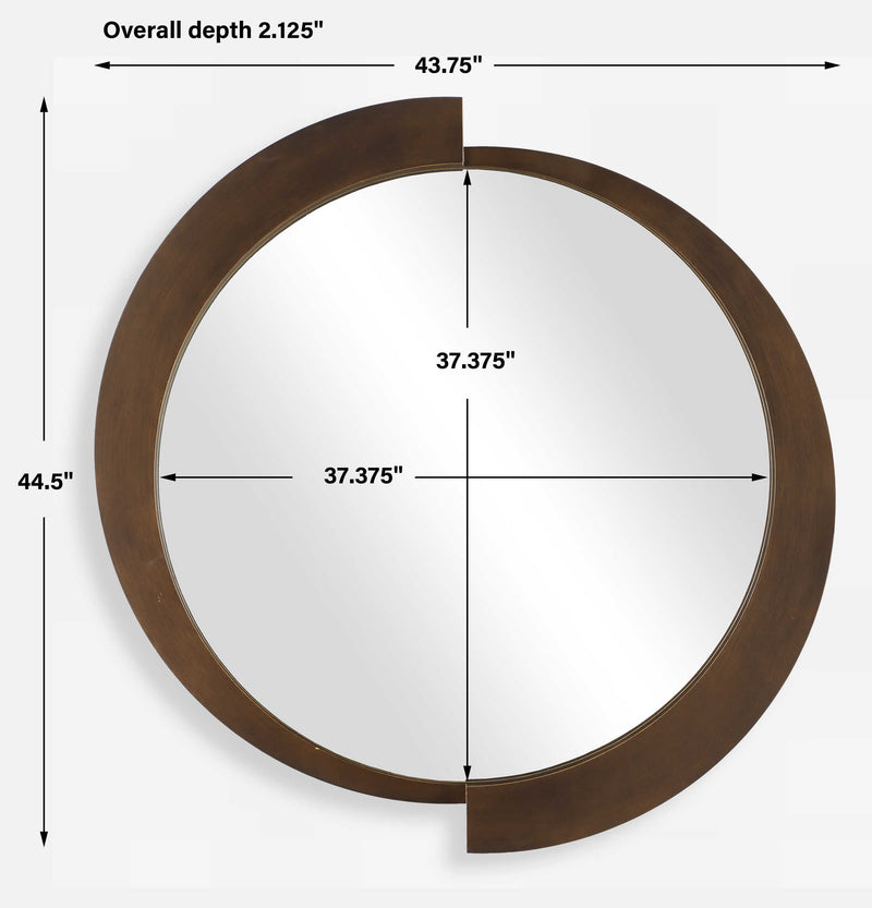 Uttermost Reverse Round Mirror