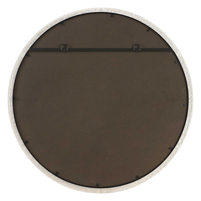 Uttermost Crystalline Round Mirror