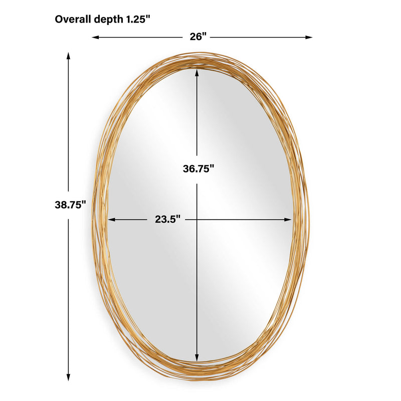 Uttermost Gillian Oval Mirror
