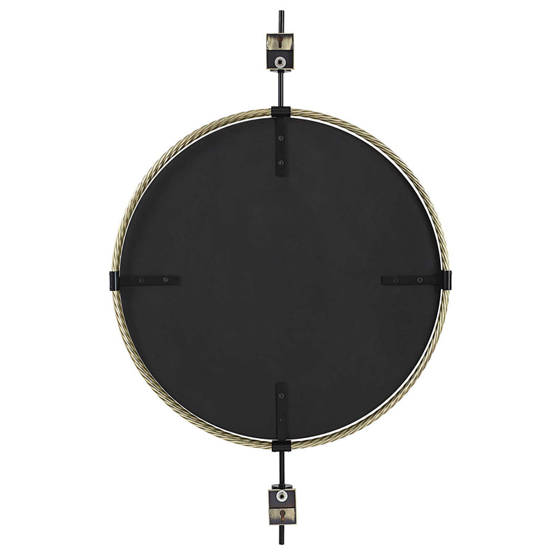Uttermost Guardrail Round Mirror