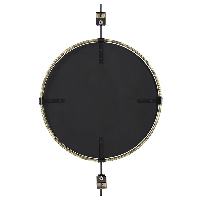 Uttermost Guardrail Round Mirror