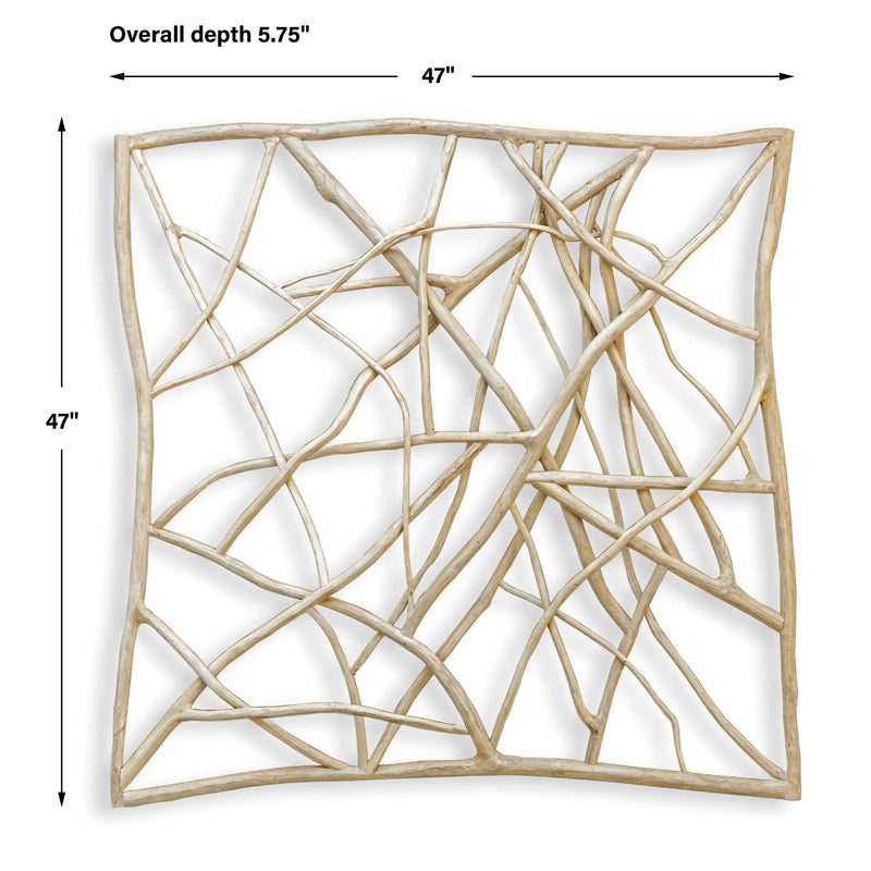 Uttermost Tangled Up Outdoor Teak Wall Decor