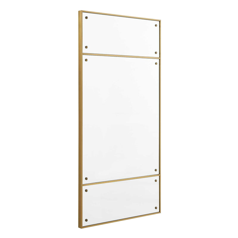Uttermost Wrenton Brass Rectangular Mirror