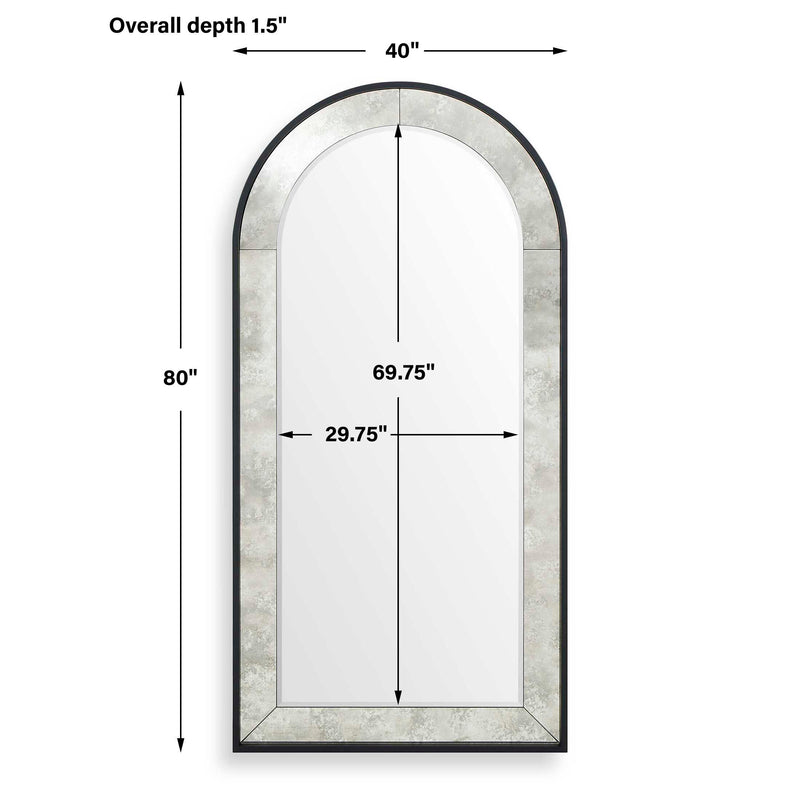 Uttermost Marlowe Antique Arch Mirror