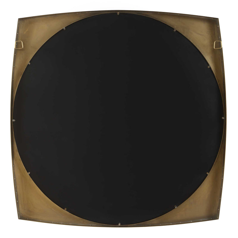 Uttermost Neilia Round Brass Mirror