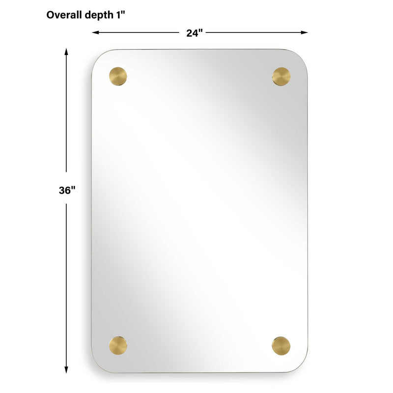 Uttermost Hamrick Frameless Mirror