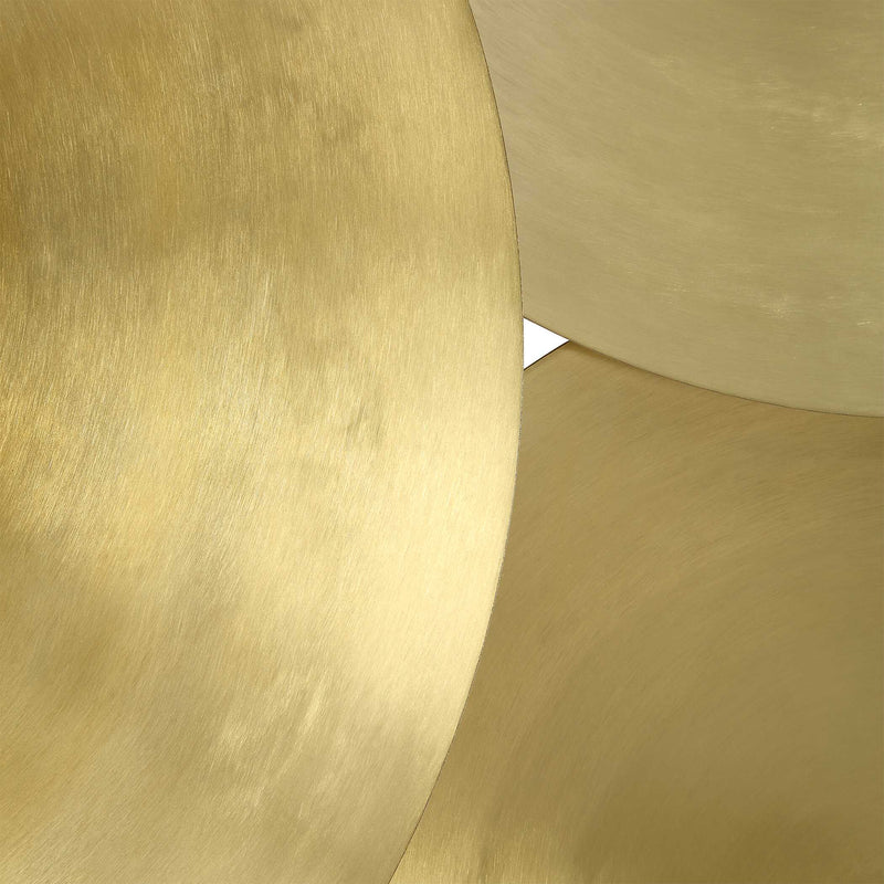Uttermost Cymbalic Round Brass Wall Art Set/3