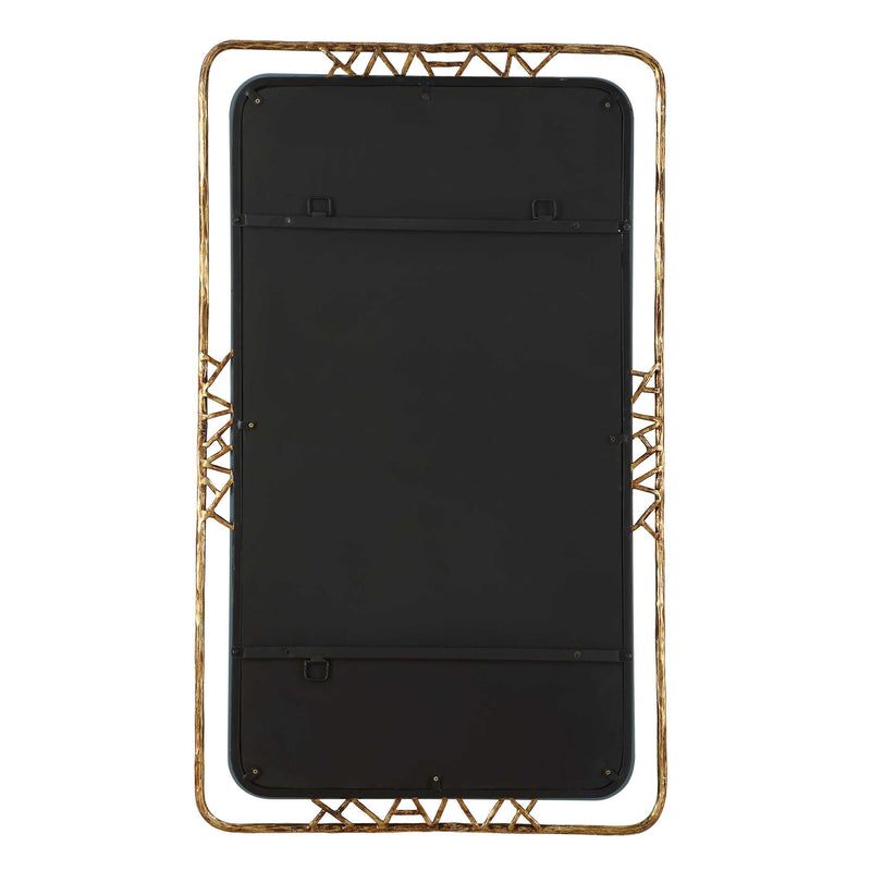 Uttermost Tahoma Antiqued Gold Mirror