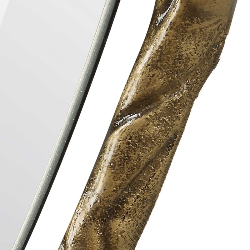 Uttermost Twisted Branch Oval Mirror