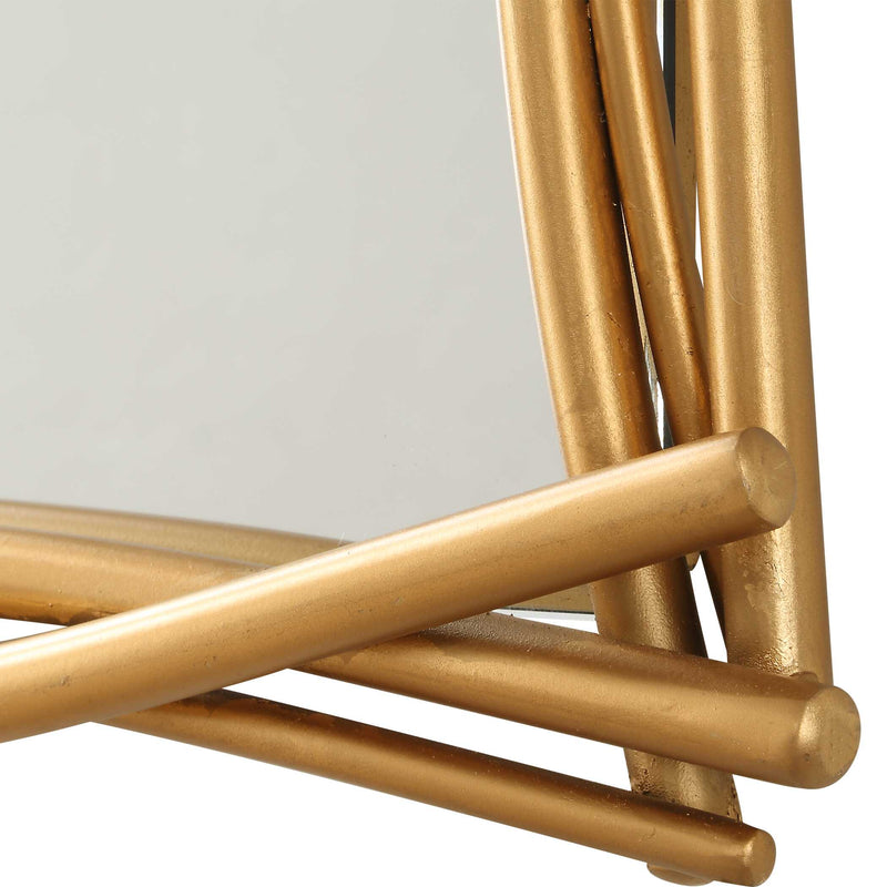 Uttermost Curved Branches Gold Mirror