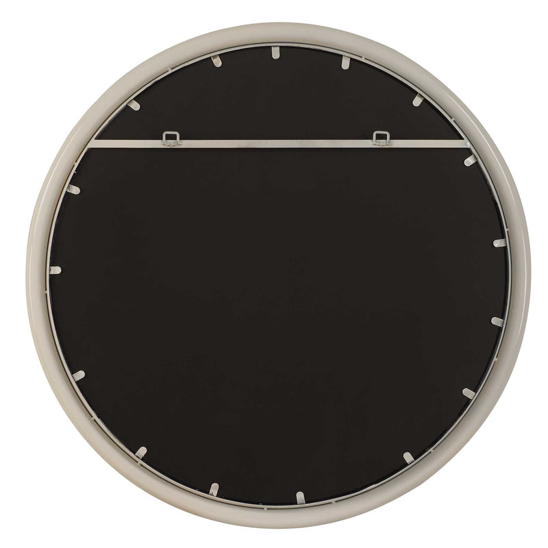 Uttermost Florian Warm White Round Mirror