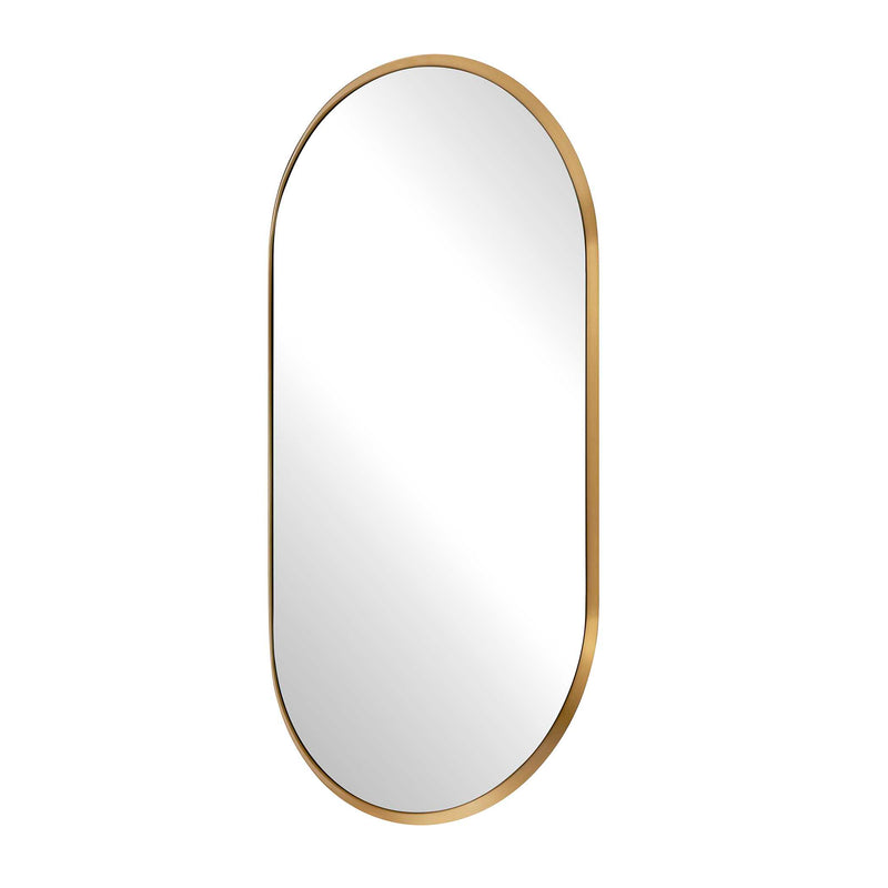 Uttermost Torrado Oval Brass Mirror