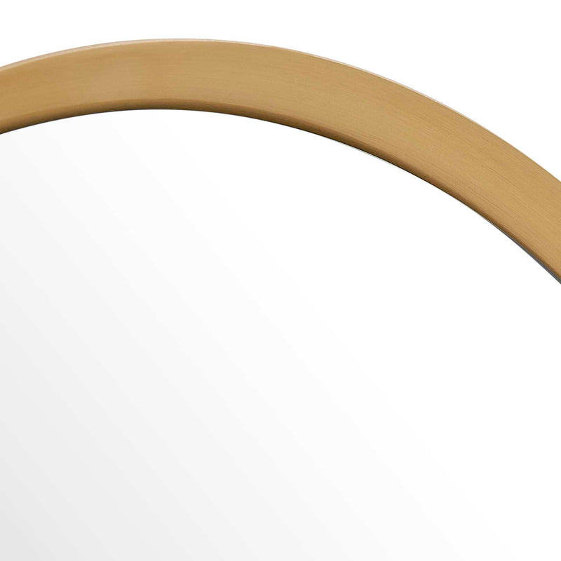 Uttermost Torrado Oval Brass Mirror