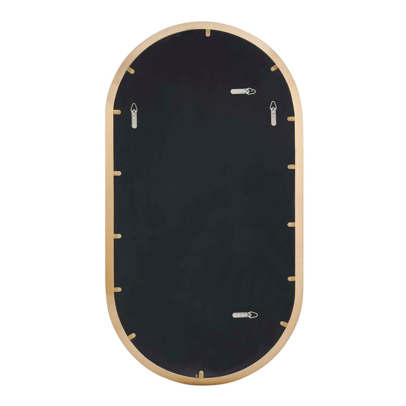 Uttermost Torrado Oval Brass Mirror