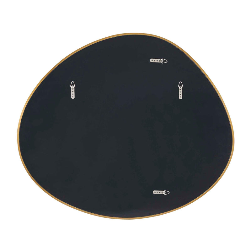 Uttermost Distort Antique Brass Mirror
