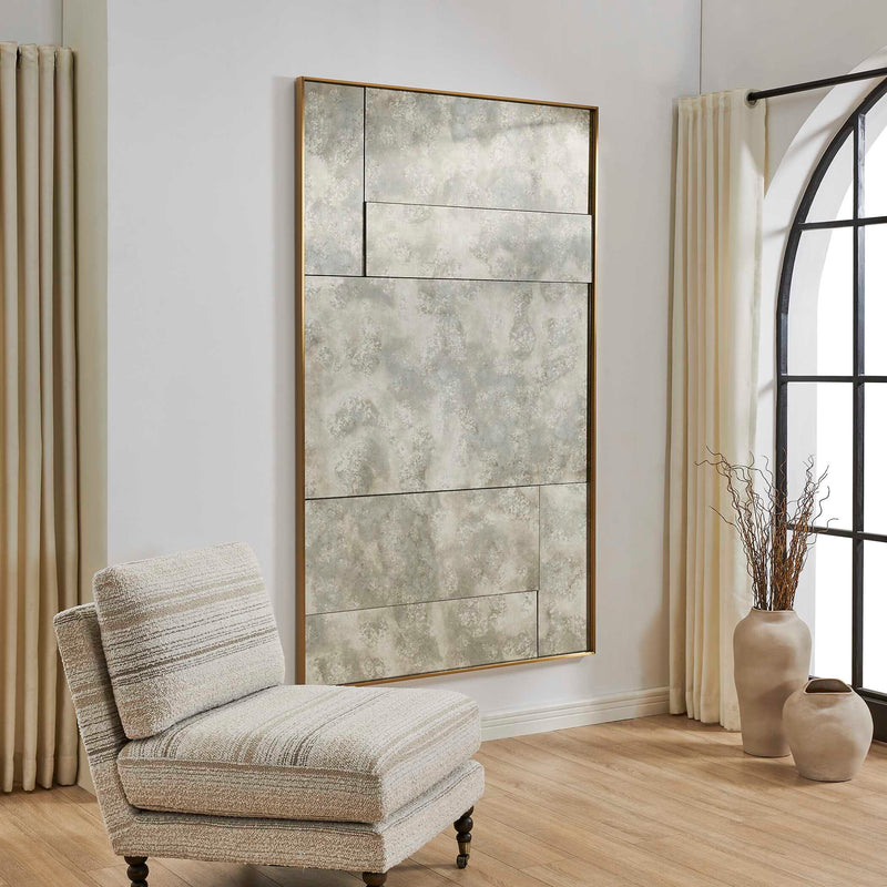 Uttermost Rally Oversized Antiqued Mirror