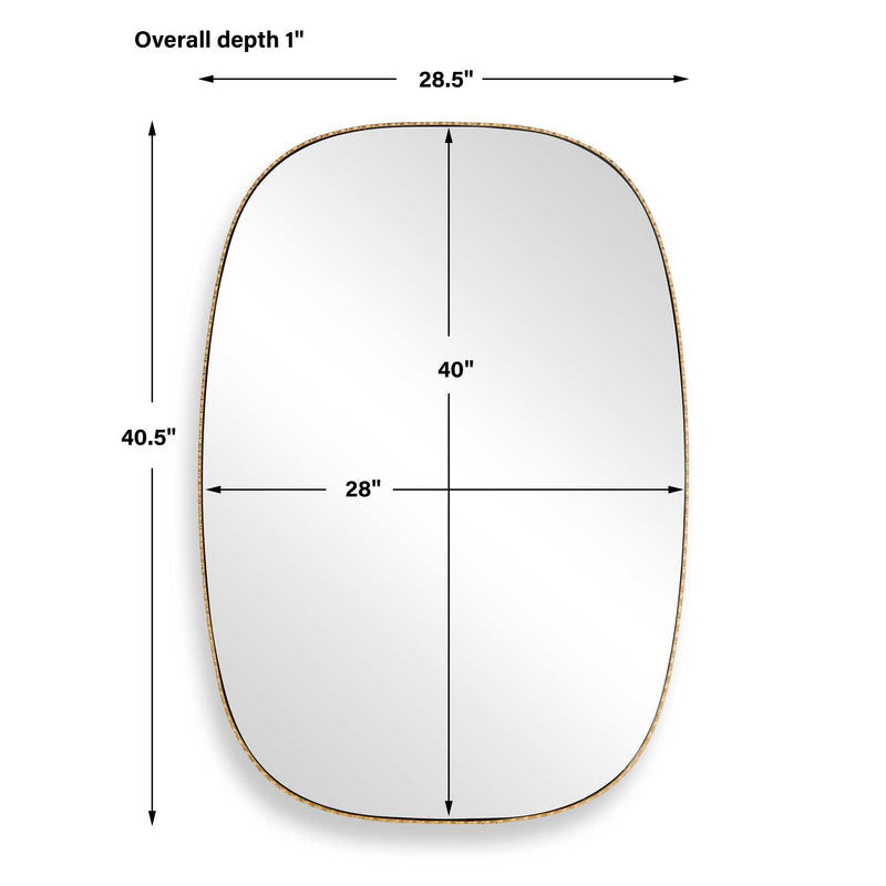 Uttermost Nidia Antique Gold Mirror