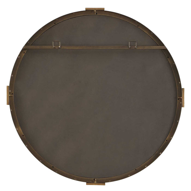 Uttermost Russo Travertine Round Mirror