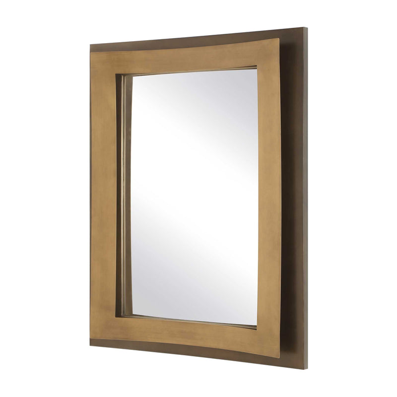 Uttermost Around The Bend Golden Bronze Mirror